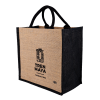Bolsa Tren Maya De Mano Yute Negra