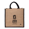 Bolsa Tren Maya De Mano Yute Negra