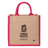 Bolsa De Mano Tren Maya Yute Rosa
