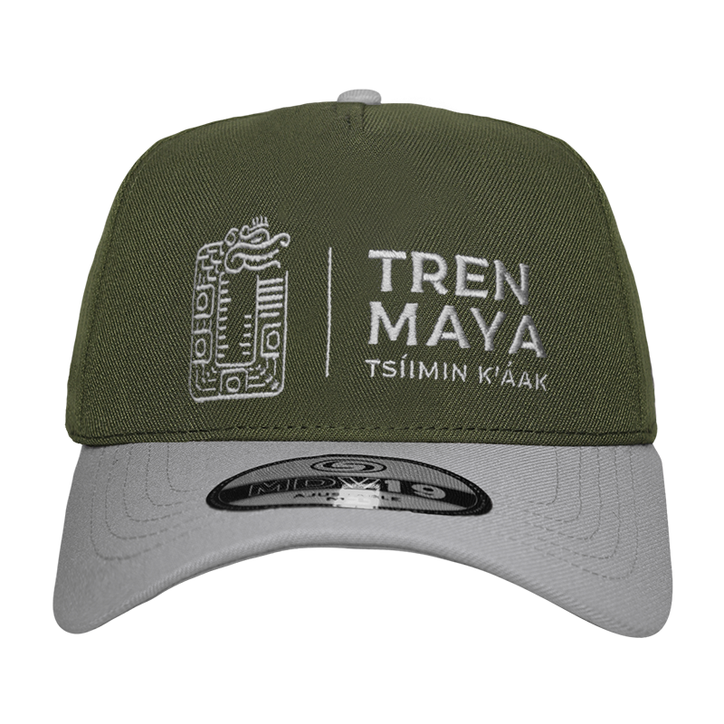 Gorra Tren Maya MDV19 Gris/Olivo
