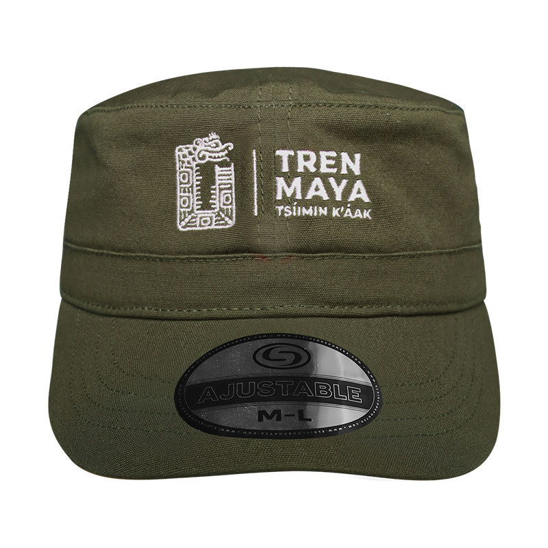 Gorra Tren Maya Velcro Militar