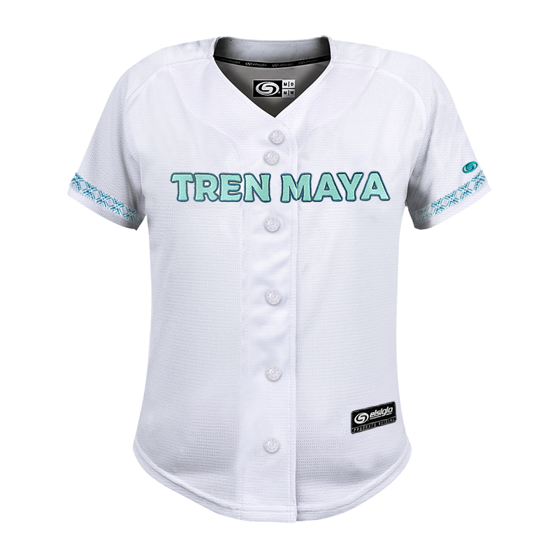 Jersey Tren Maya Blanco Dama
