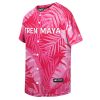 Jersey Tren Maya Rosa Hojas Infantil