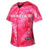 Jersey Tren Maya Rosa Hojas Dama