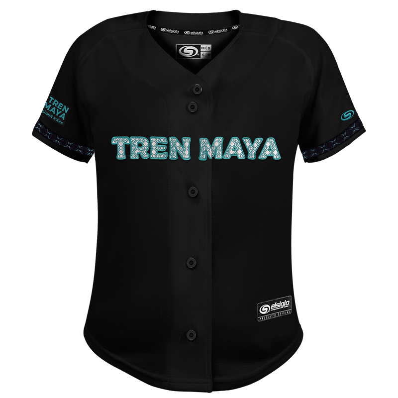 Jersey Tren Maya Negra Dama