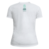 Playera Tren Maya Blanco Logo Y Hojas Dama