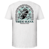Playera Tren Maya Blanco Perfil Maya Caballero