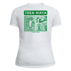 Playera Tren Maya Blanco Figuras Mayas Dama