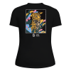 Playera Tren Maya Negra Jaguar Dama