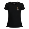 Playera Tren Maya Negra Jaguar Dama