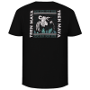 Playera Tren Maya Negro Perfil Maya Caballero