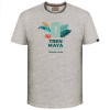 Playera Tren Maya Avena Logo Y Hojas Caballero