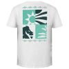 Playera Tren Maya Blanco León Figuras Caballero