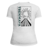 Playera Tren Maya Blanca Pirámide Y Sol Dama