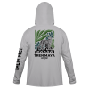Playera Hoodie Tren Maya Gris Jaguar Salty Caballero