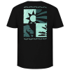 Playera Tren Maya Negro León Figuras Caballero