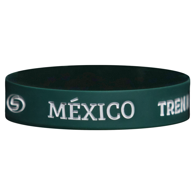 Pulsera Tren Maya Rubber Verde