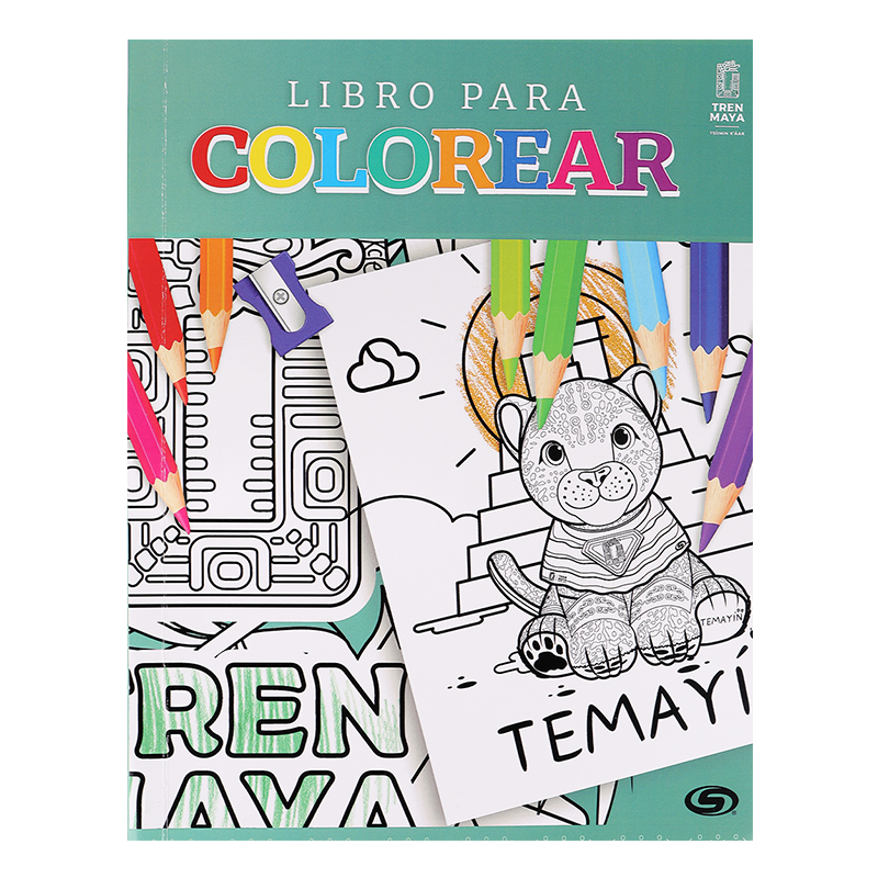 Libro Para Colorear Tren Maya