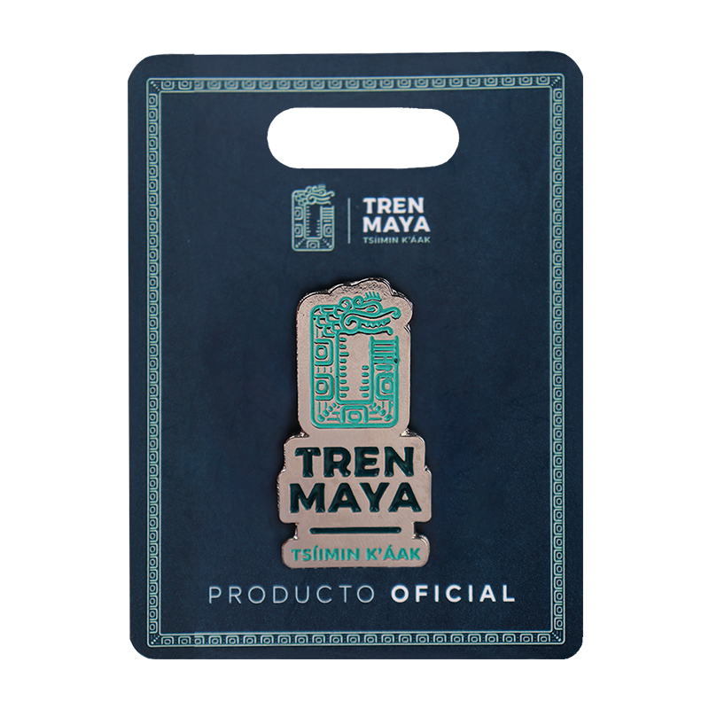 Pin Tren Maya Logo Vertical