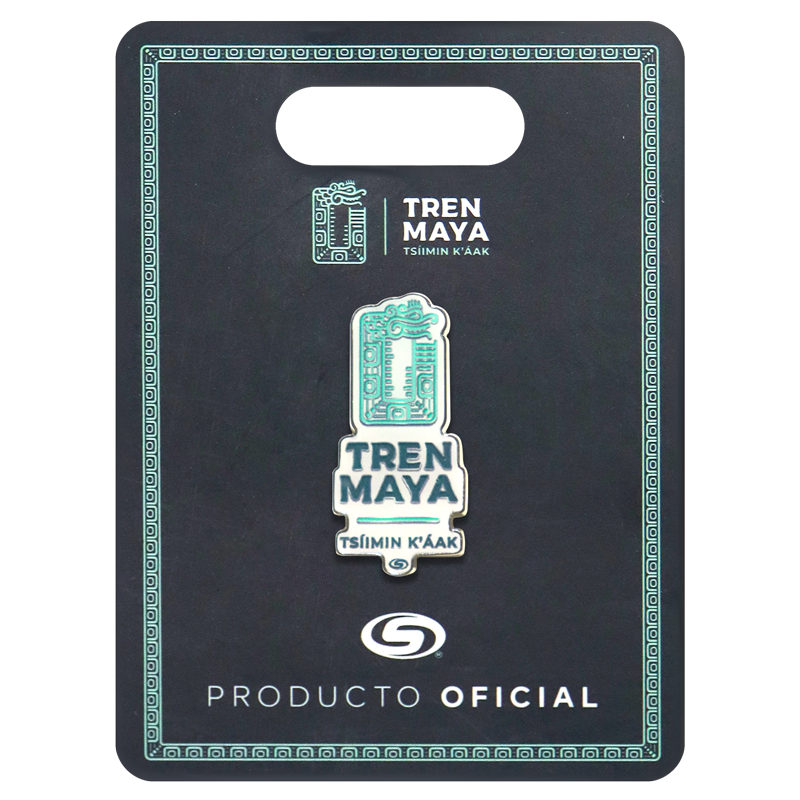 Pin Tren Maya Logo Vertical II