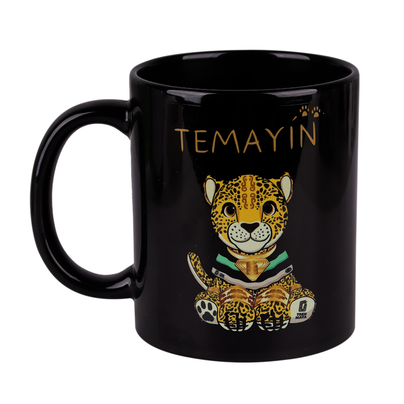 Taza Tren Maya Negro Temayín