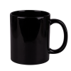 Taza Tren Maya Negra Logo Aqua