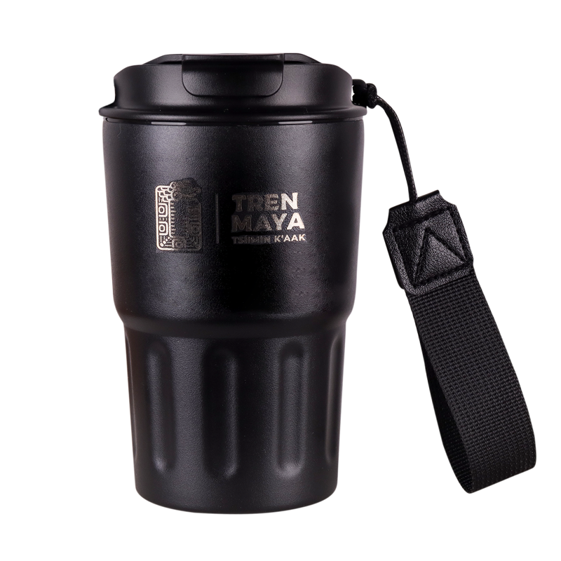 Termo Tren Maya Negro Mug