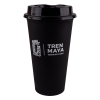 Vaso Tren Maya De Plástico Con Tapa