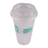 Vaso Tren Maya De Plástico Con Tapa